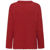 ONLY Only dam stickad tröja ONLMAGGIE Knit Salsa