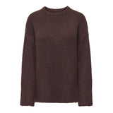 ONLY Only dam stickad tröja ONLMAGGIE Knit Seal Brown