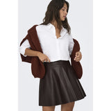 ONLY Only damkjol ONLLUNA Skirt Black Coffee
