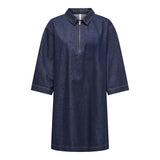 ONLY Only damklänning ONLMILES Dress Dark Blue Denim