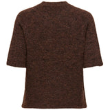 ONLY Only damstickad tröja ONLAZU Knit Seal Brown