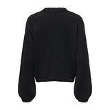 ONLY Only damstickad tröja ONLDONNA Knit Black
