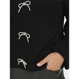 ONLY Only damstickad tröja ONLDONNA Knit Black