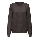 ONLY Only damstickning ONLRENE Knit Chocolate Torte Melange