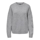 ONLY Only damstickning ONLRENE Knit Medium grey melange