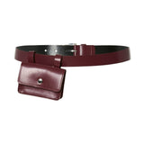 PIECES PCFIA dam skärp PCFIA Belts Rhubarb silver