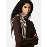 PIECES PIECES DAM Halsduk PCKOMMA Scarf Hot Fudge Whitecap Gray