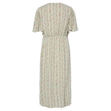 PIECES PIECES DAM KLÄNNING PCTAITLYN Dress Birch Striped Flower