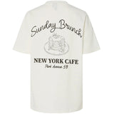 PIECES PIECES DAM T-SHIRT PCJELMA T-shirt Coconut Milk Delicioso Sunday Brunch