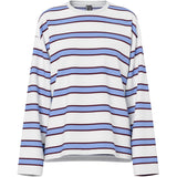 PIECES PIECES Dam T-shirts PCMila T-shirt Hydrangea WINETASTING/CLOUD DANCER