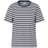 PIECES PIECES Dam T-shirts PCRia T-shirt Ombre Blue SILVER GREY