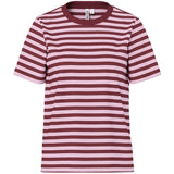 PIECES PIECES Dam T-shirts PCRia T-shirt Tawny Port ROSEATE SPOONBILL