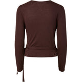 PIECES PIECES dam blus PCJULIANE Blouse Hot Fudge