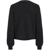 PIECES PIECES dam cardigan PCANNA Cardigan Black Silver Glitter Bow