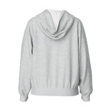 PIECES PIECES dam hoodie PCCHILLI Sweatshirt Light Grey Melange