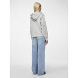 PIECES PIECES dam hoodie PCCHILLI Sweatshirt Light Grey Melange