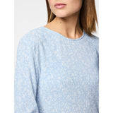 PIECES PIECES dam klänning PCFLORA Dress Cashmere Blue Flowers