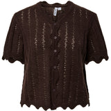 PIECES PIECES dam kofta PCADA Cardigan Ganache