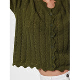 PIECES PIECES dam kofta PCADA Cardigan Sphagnum