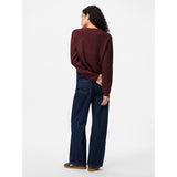 PIECES PIECES dam kofta PCSILLY Cardigan Tawny Port MELANGE