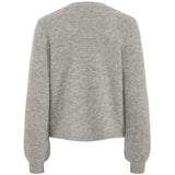 PIECES PIECES dam cardigan PCANNA Cardigan Dove Silver Glitter Bow