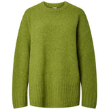 PIECES PIECES dam stickad PCTINA Knit Woodbine MELANGE