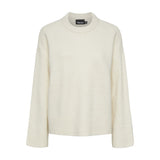 PIECES PIECES dam stickad tröja PCANA Knit Whitecap Gray