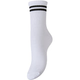 PIECES PIECES dam strumpor PCSABINE Socks Bright White Black