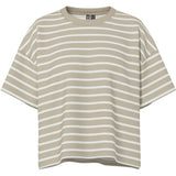 PIECES PIECES dam t-shirt PCCHILLI Restudsalg Crockery Stripes CLOUD DANCER