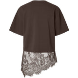 PIECES PIECES dam t-shirt PCMAVE T-shirt Hot Fudge