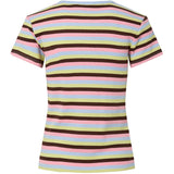 PIECES PIECES dam t-shirt PCMAY T-shirt Cashmere Blue Sea Pink/Chicory coffee/celery grey