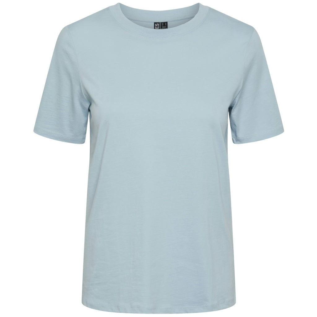 PIECES dam tee PCRIA - Bright White NARROW MARITIME BLUE main image 1