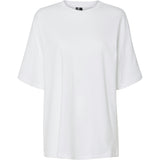 PIECES PIECES dam t-shirt PCAUNA T-shirt Bright White