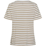 PIECES PIECES dam tee PCRIA T-shirt Silver Mink BRIGHT WHITE