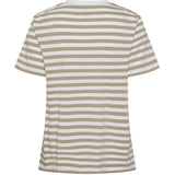 PIECES PIECES dam tee PCRIA T-shirt Silver Mink BRIGHT WHITE