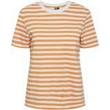 PIECES PIECES dam tee PCRIA T-shirt Tangerine BRIGHT WHITE
