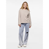 PIECES PIECES damtopp PCSADIE Blouse Cloud Dancer FOSSIL