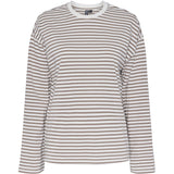 PIECES PIECES damtopp PCSADIE Blouse Cloud Dancer FOSSIL