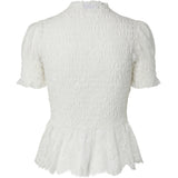 PIECES PIECES dam topp PCJILLY Top Bright White