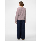 PIECES PIECES dam topp PCSADIE Blouse Cloud Dancer TAWNY PORT
