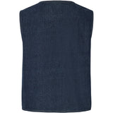 PIECES PIECES dam väst PCFABIA Restudsalg Dark Blue Denim