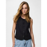 PIECES PIECES dam väst PCKAMIL Vest Black