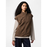 PIECES PIECES dam väst PCSADIA Vest Coffee Quartz