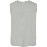 PIECES PIECES dam västen PCSILLY Vest Light Grey Melange
