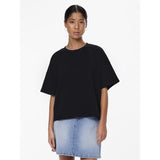 PIECES Pieces dam T-shirt PCCHILLI SUMMER T-shirt Black