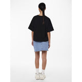 PIECES Pieces dam T-shirt PCCHILLI SUMMER T-shirt Black