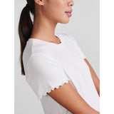 PIECES Pieces dam T-shirt PCNICCA T-shirt Bright White