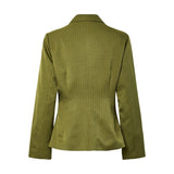 PIECES Pieces dam kavaj PCFALKA Blazer Sphagnum Stripes