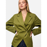 PIECES Pieces dam kavaj PCFALKA Blazer Sphagnum Stripes