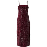 PIECES Pieces dam klänning PCKAM Dress Towny port Towny Port Sequins